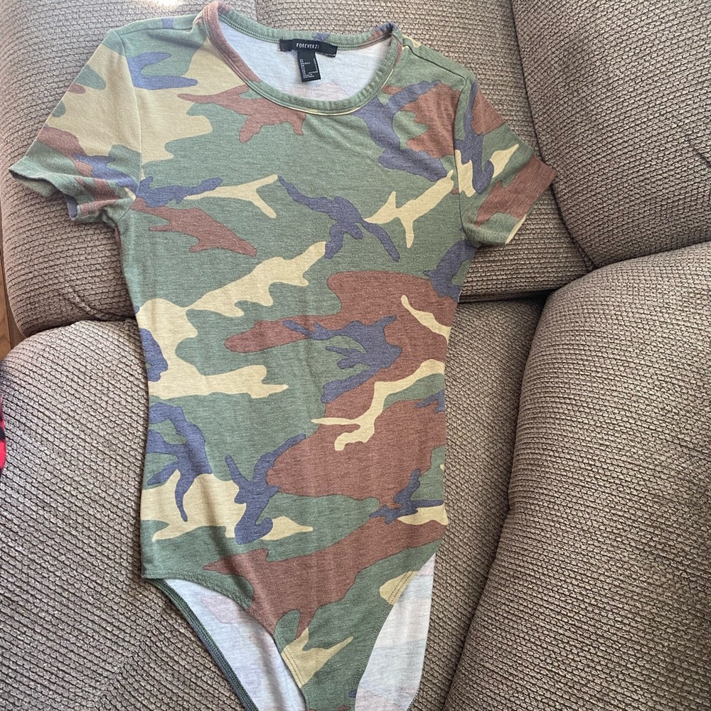 Camo bodysuit